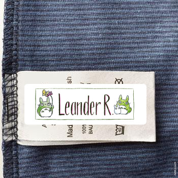 48 Etiquetas autocolantes para roupa | Etiquetas adesivas para roupa | Etiquetas de cuidados de lavagem